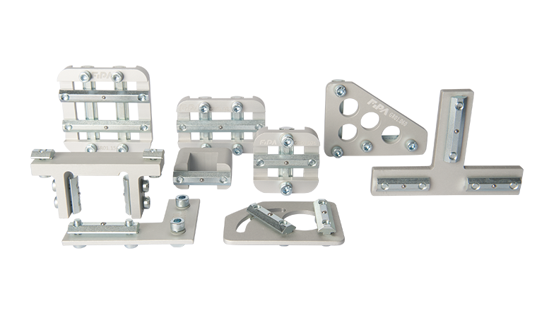Profile connectors – fixed connection of two profile sections Profile connectors – fixed connection of two profile sections