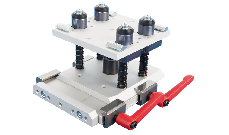 Gripper base plate, spring loaded Gripper base plate, spring loaded