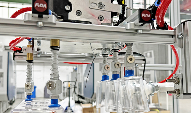 Profile-based gripper system with pneumatic swivel unit Profile-based gripper system with pneumatic swivel unit