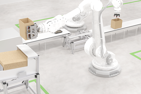 3D animation packaging industry – FIPA Carton erector