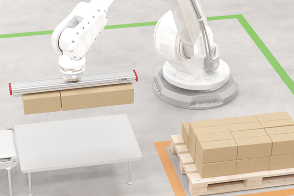3D animation packaging industry – Area grippers