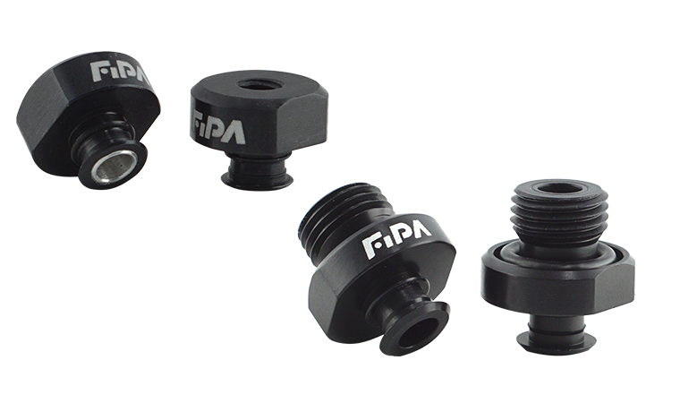 Fittings for vacuum cups