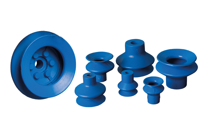 Bellows vacuum cups, Thermalon® Series SKT-B2 – Handling of plastics