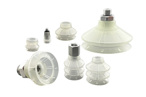 Bellows suction device made of TPU, a wear-resistant thermoplastic polyurethane