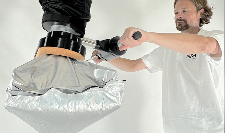 Vacuum tube lifting application sack handling - FIPALIFTmax
