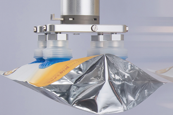 FIPA bellows vacuum cups for packaging industry
