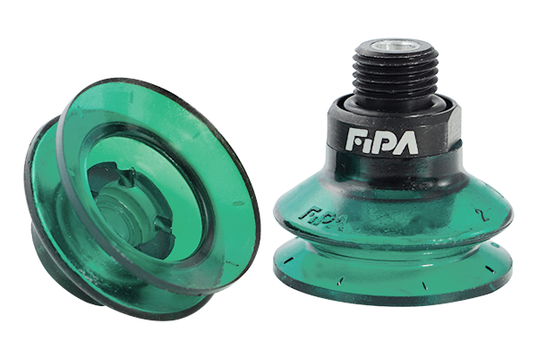 Monoflex bellows vacuum cups durable, secure-grip, non-marking