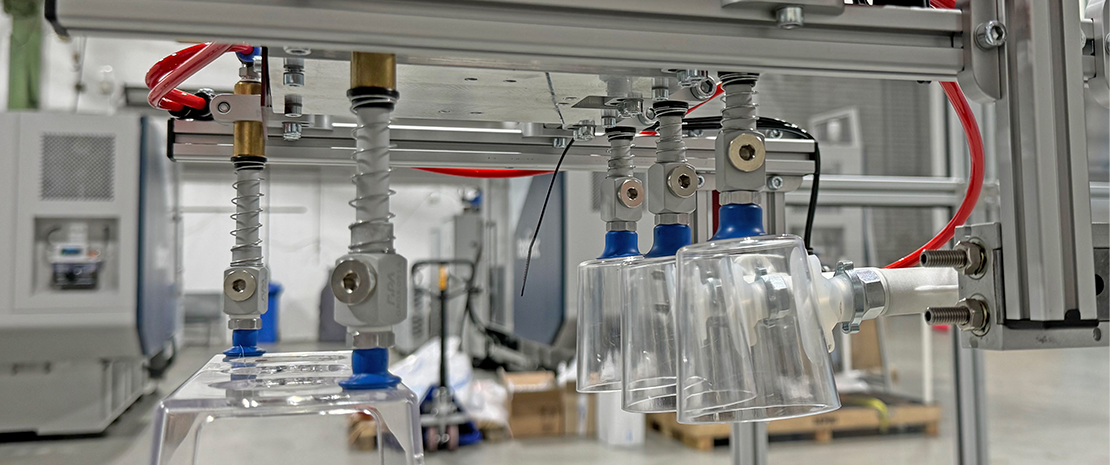 Gripper Solution for Handling Plastic Cups