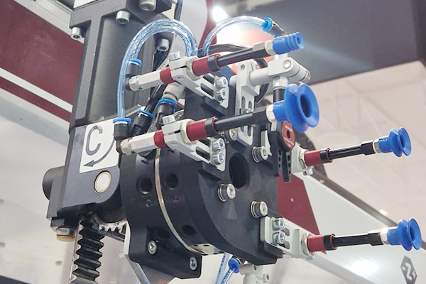 Gripper system for part removal injection molding